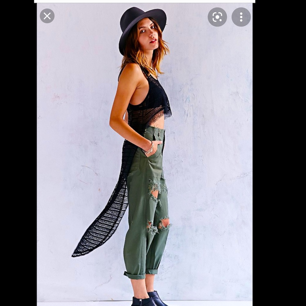 Urban Outfitters High Low Lave Top